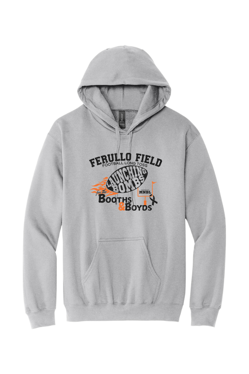 Football Long Toss for the Booths & Boyds - Hoodie - Adult