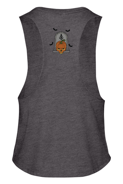 Crossfit Variance Plus Halloween Women's Racerback Cropped Tank