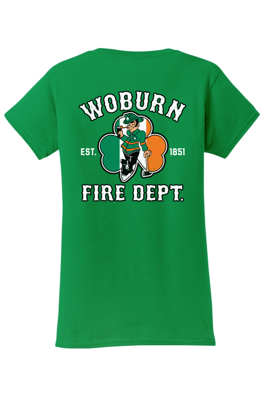 Woburn Fire Dept. 100% Cotton Semi-fitted T-Shirt - Women's