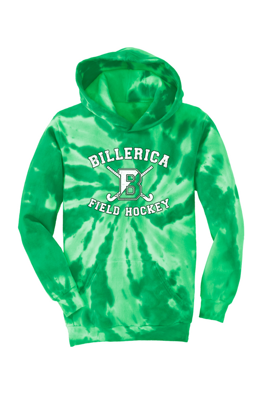 Billerica Field Hockey Tie-Dye Pullover Hoodie - Youth