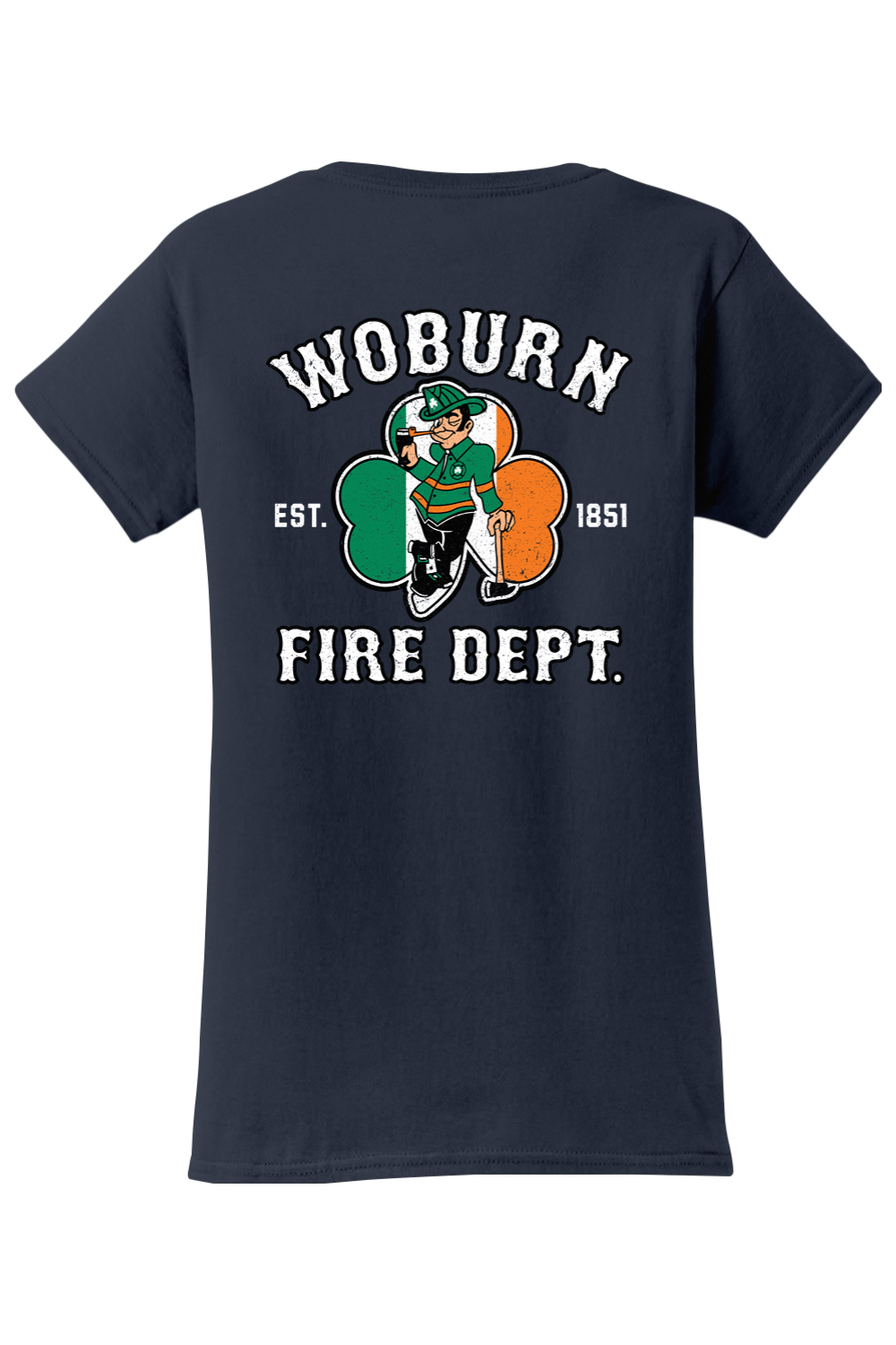 Woburn Fire Dept. 100% Cotton Semi-fitted T-Shirt - Women's