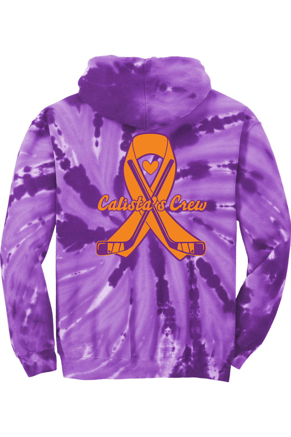 Calista's Crew Hockey Tie-Dye Hoodie - Youth