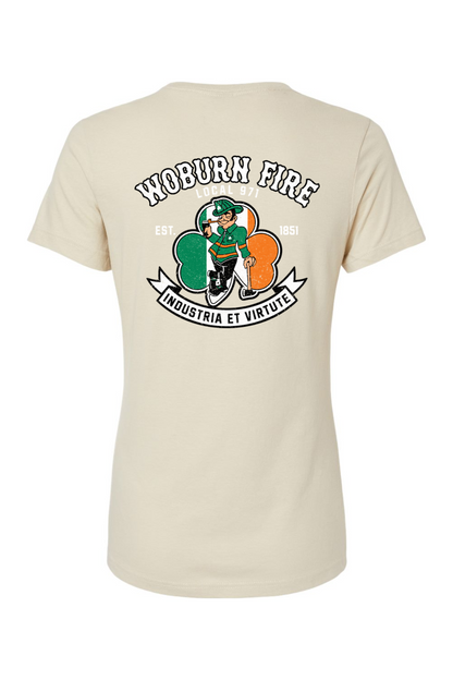 Local 971 Woburn Fire Dept. 100% Cotton Semi-fitted T-Shirt - Women's