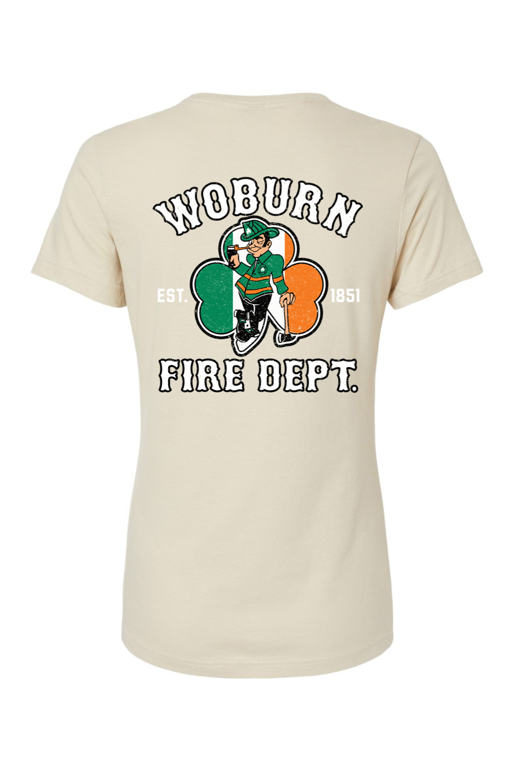 Woburn Fire Dept. 100% Cotton Semi-fitted T-Shirt - Women's