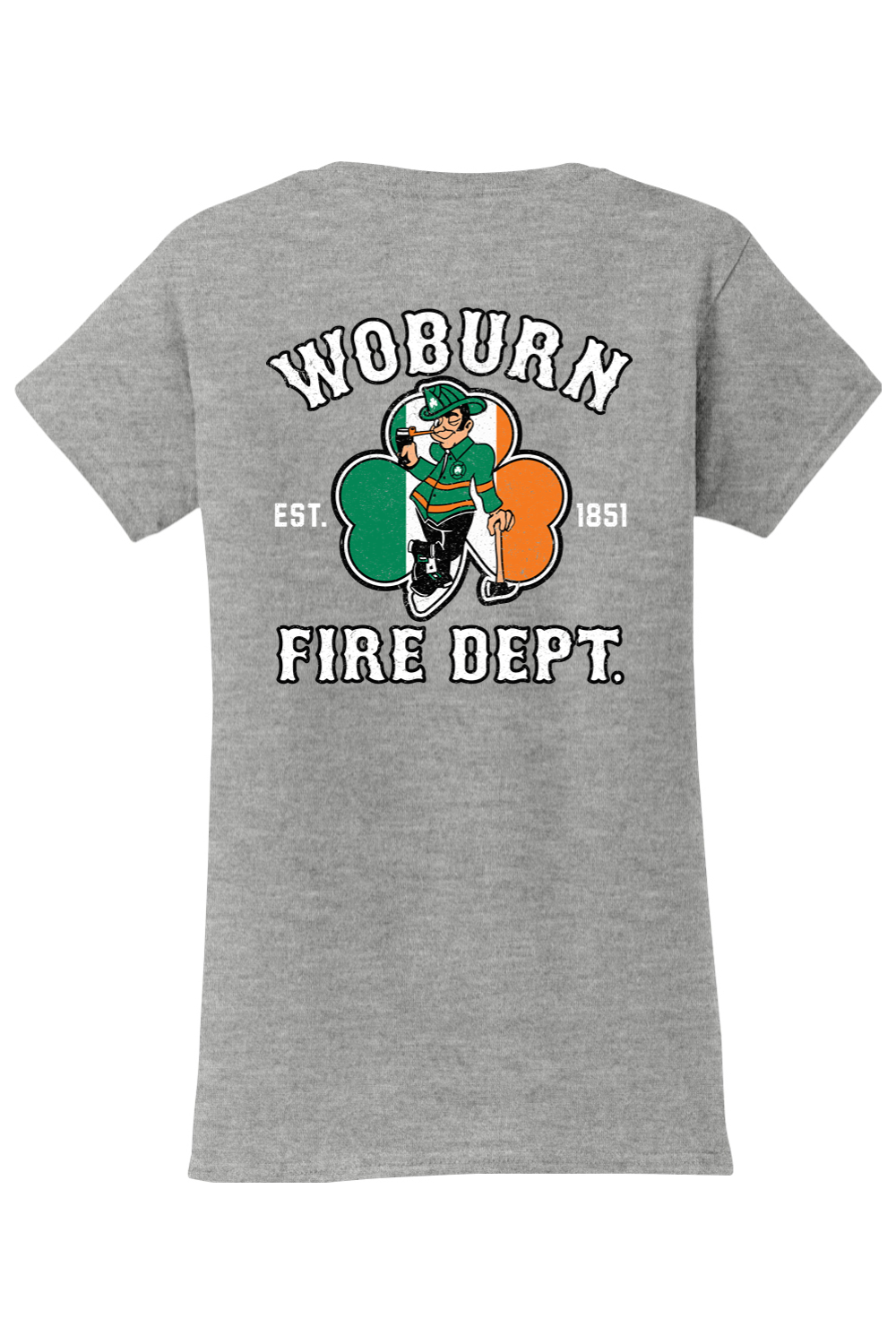 Woburn Fire Dept. 100% Cotton Semi-fitted T-Shirt - Women's