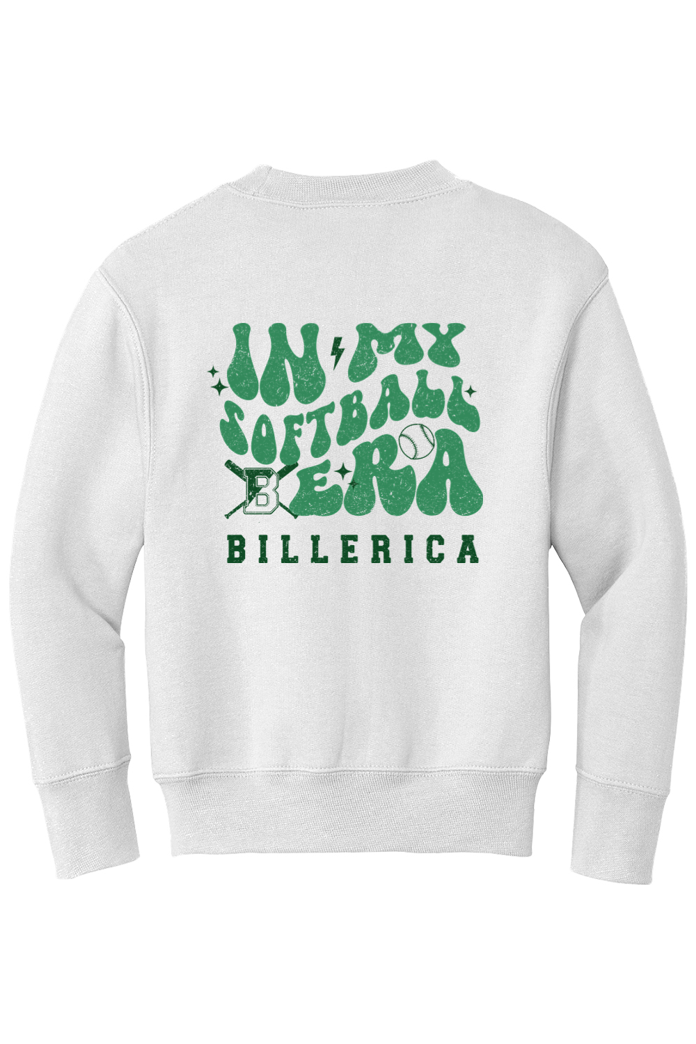 Billerica Softball Era Crewneck Sweatshirt - Youth