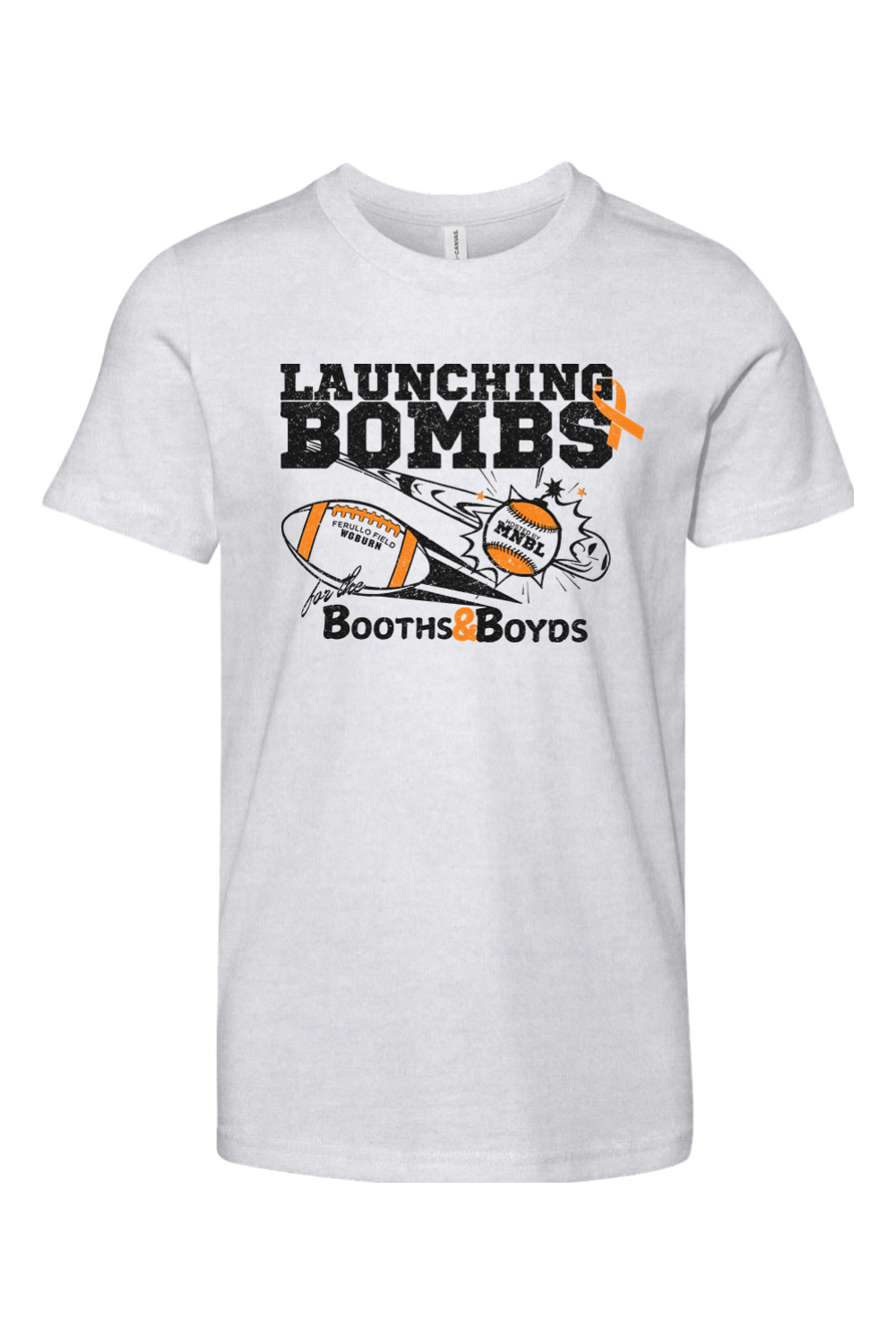 Launching Bombs for the Booths & Boyds - Cotton T-Shirt - Youth