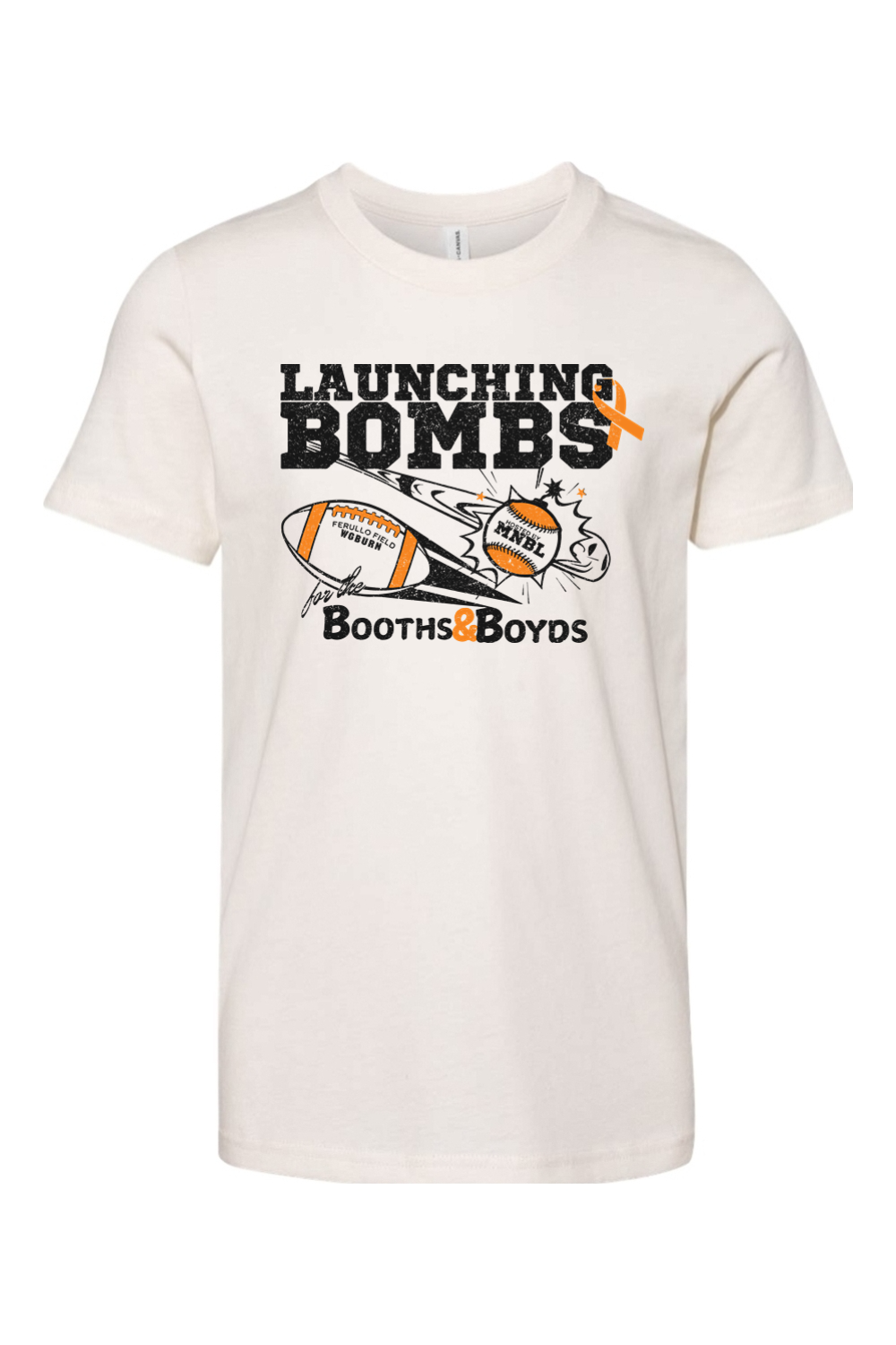 Launching Bombs for the Booths & Boyds - Cotton T-Shirt - Youth