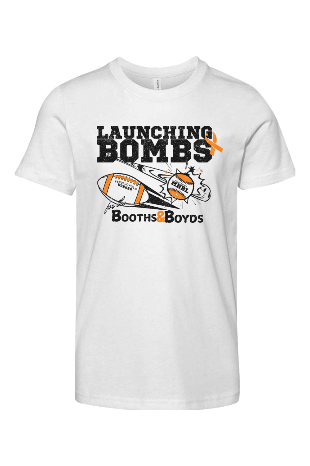 Launching Bombs for the Booths & Boyds - Cotton T-Shirt - Youth