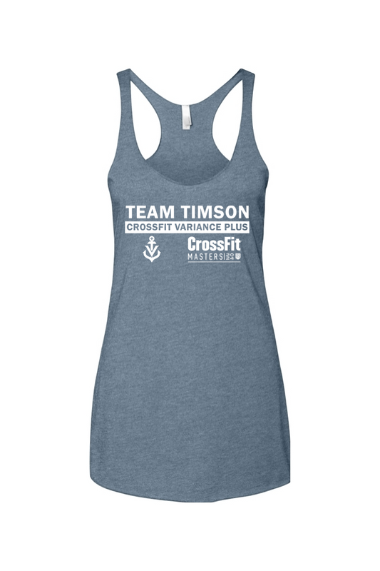 Team Timson Women's Triblend Racerback Tank