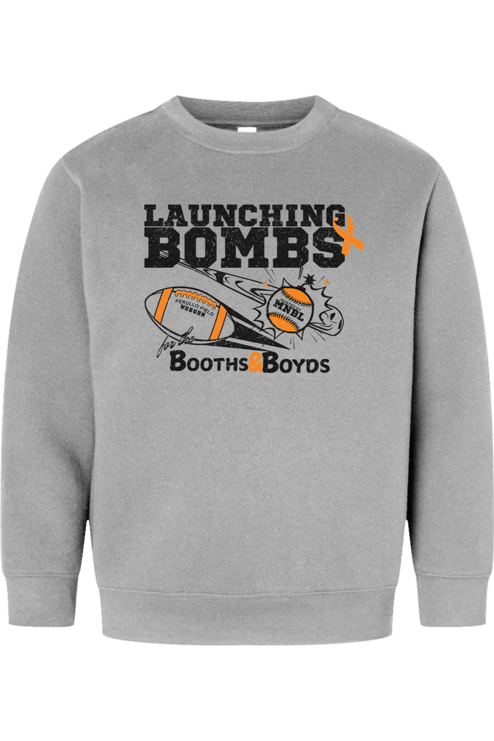 Launch Bombs for the Booths & Boyds Crewneck Sweatshirt - Youth