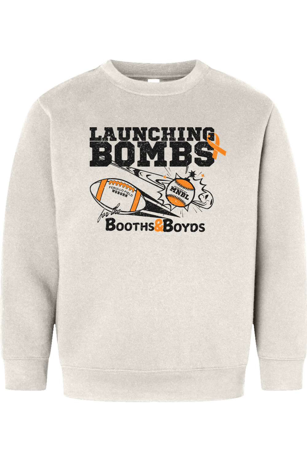 Launch Bombs for the Booths & Boyds Crewneck Sweatshirt - Youth