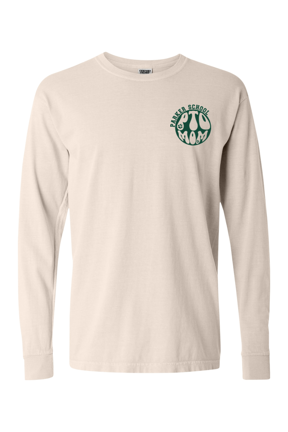 Parker PTO Mom Era Comfort Colors Long Sleeve T-Shirt