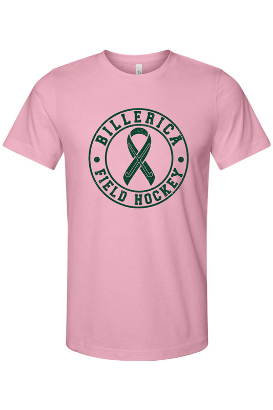 Billerica Field Hockey Breast Cancer Awareness - Cotton T-Shirt - Adult