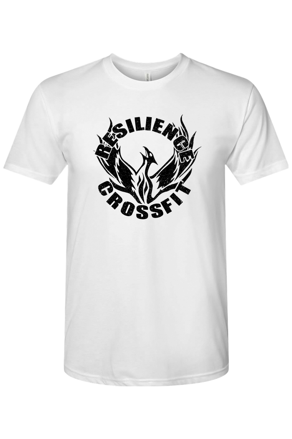 Resilience Crossfit Black Logo Triblend T-Shirt  - Unisex