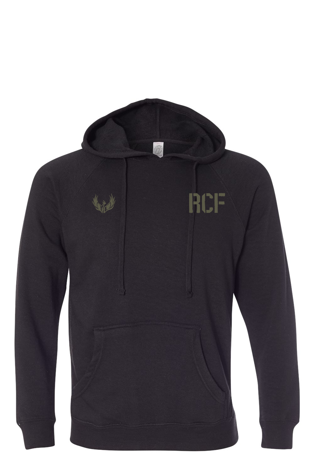 Resilience Crossfit Flag Unisex Raglan Hoodie