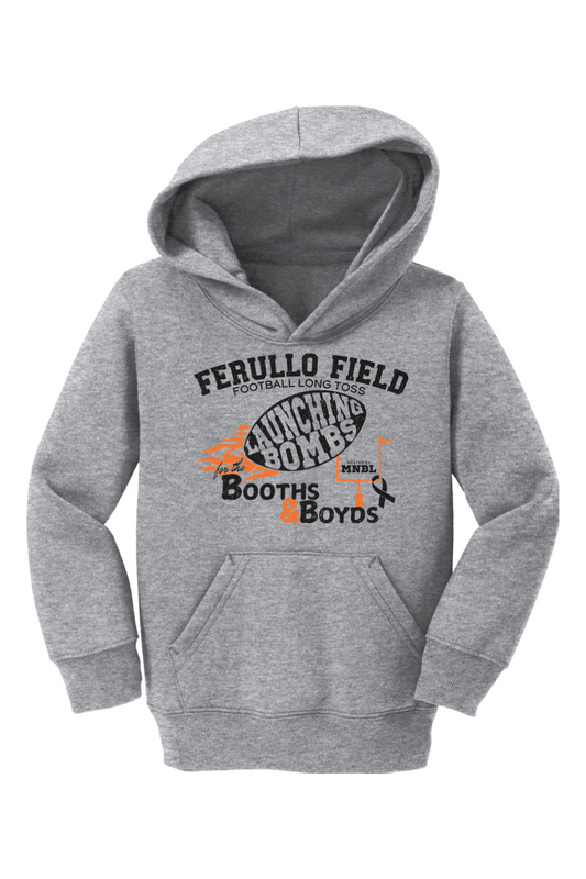 Football Long Toss for the Booths & Boyds Hoodie - Youth