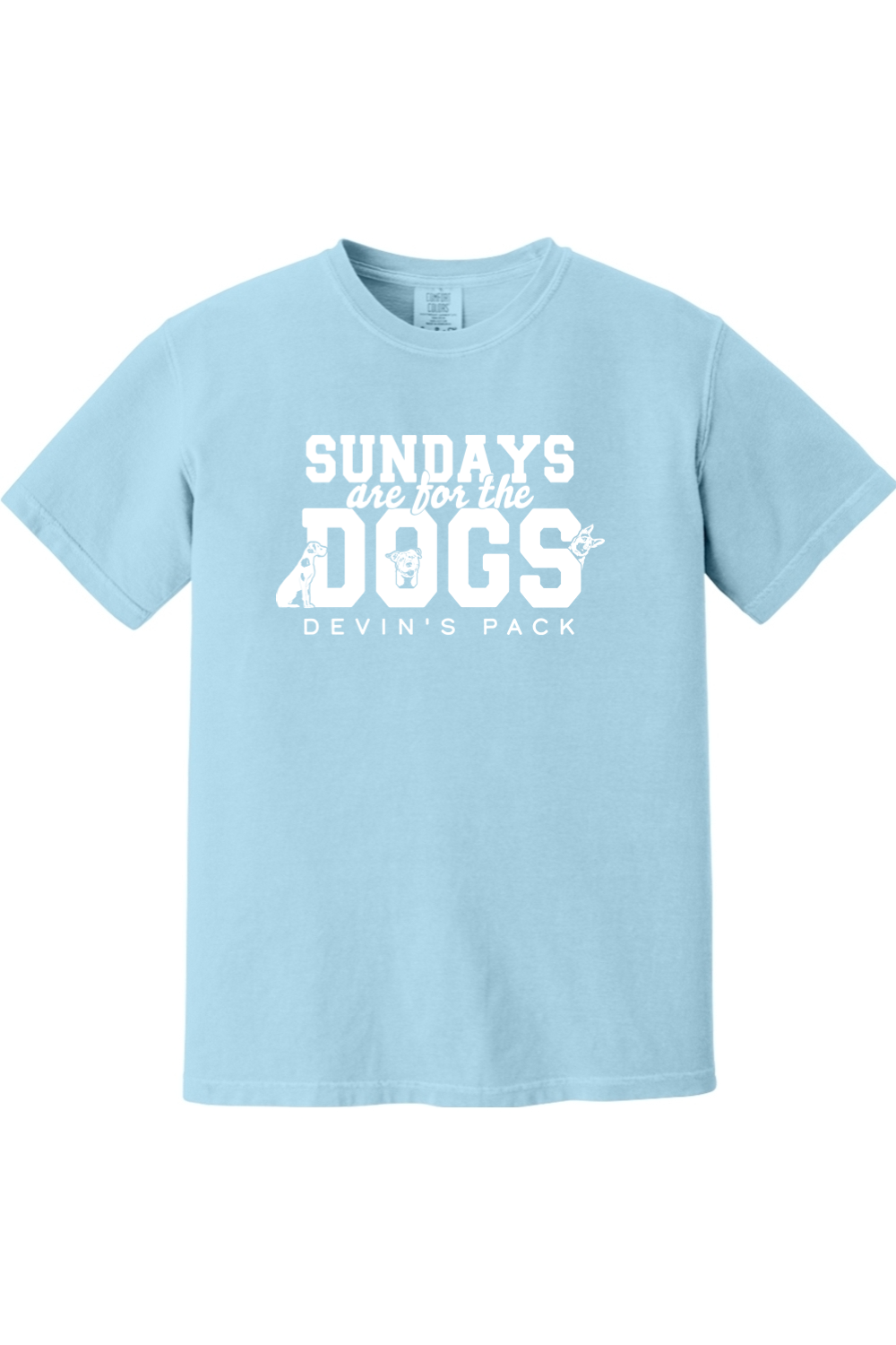 Devin's Pack "Sundays are for the Dogs" Comfort Colors T-Shirt - Unisex