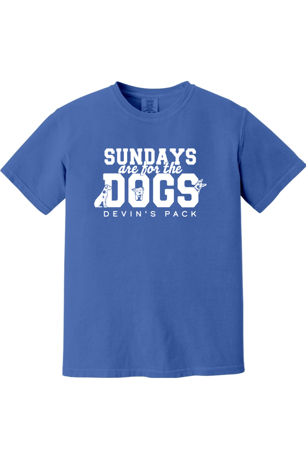 Devin's Pack "Sundays are for the Dogs" Comfort Colors T-Shirt - Unisex