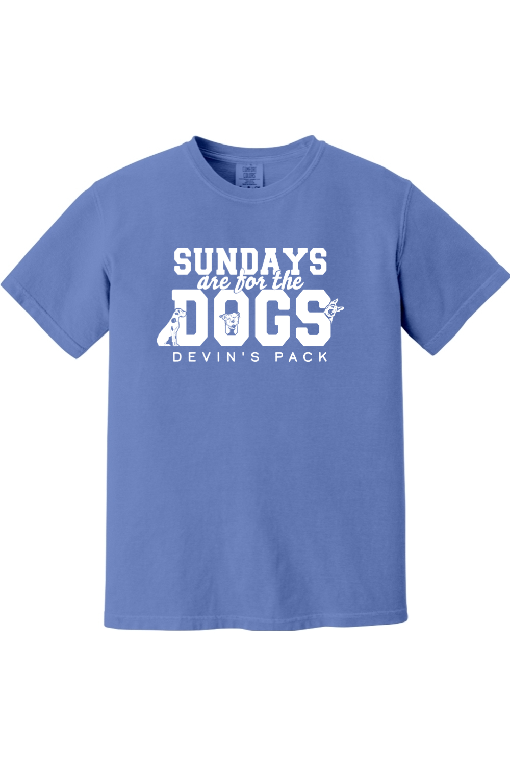 Devin's Pack "Sundays are for the Dogs" Comfort Colors T-Shirt - Unisex