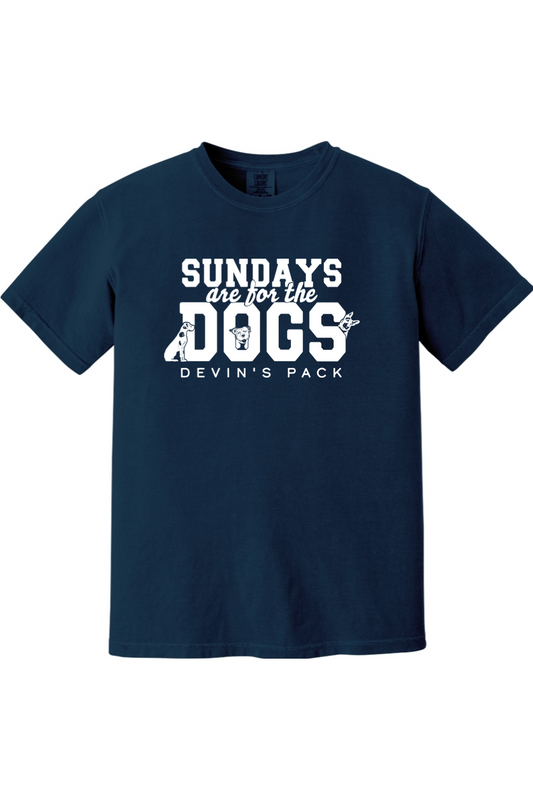 Devin's Pack "Sundays are for the Dogs" Comfort Colors T-Shirt - Unisex