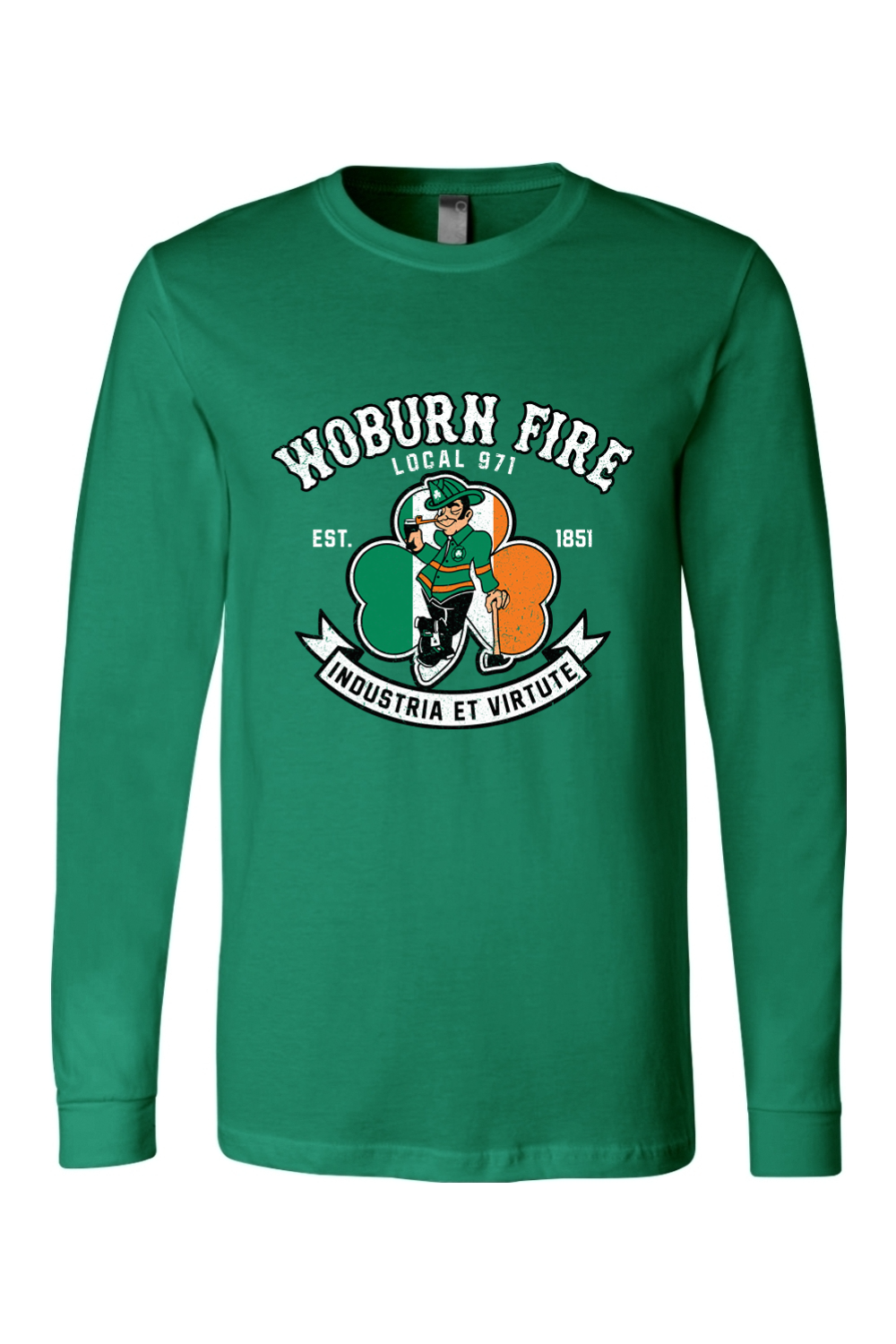 Local 971 Woburn Fire Dept. Long Sleeve T-Shirt - Unisex Adult