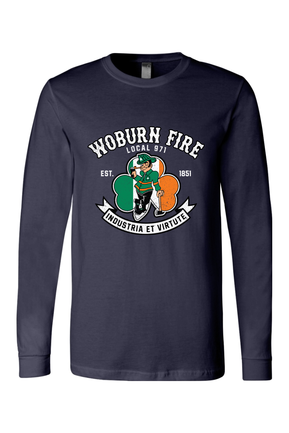 Local 971 Woburn Fire Dept. Long Sleeve T-Shirt - Unisex Adult