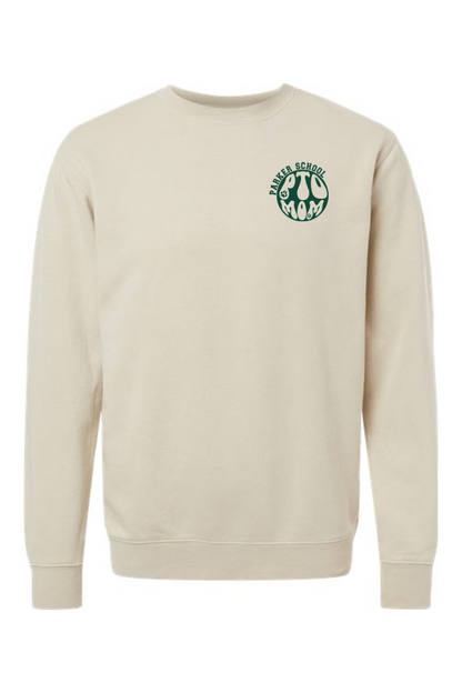 Parker PTO Mom Era Pigment-Dyed Crewneck Sweatshirt - Unisex Adult