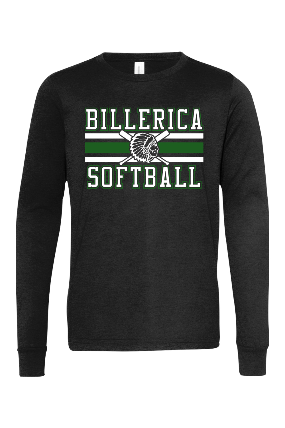 Billerica Softball Jersey Long Sleeve Tee - Youth