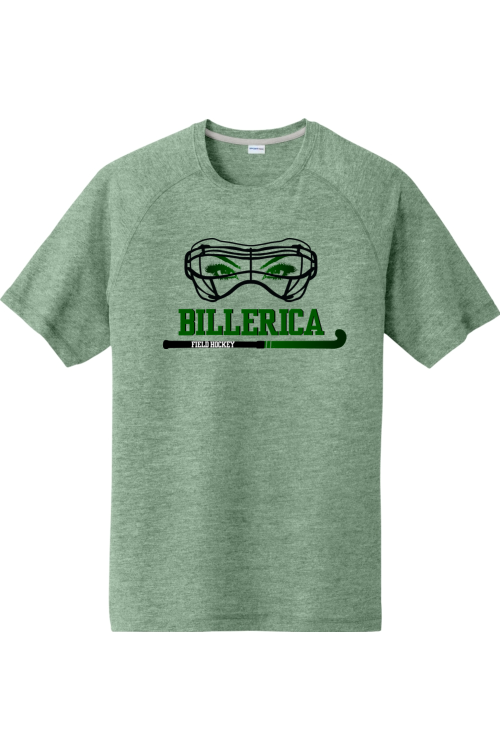 Billerica Field Hockey PosiCharge Tri-Blend Wicking Raglan Tee