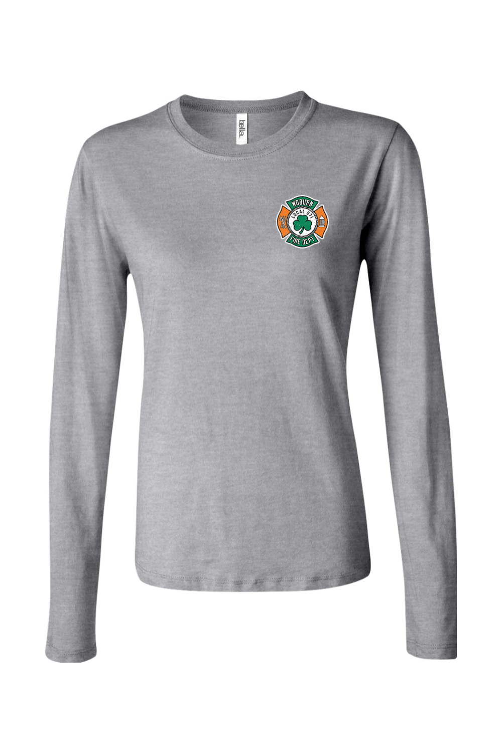 Local 971 Woburn Fire Dept. Long Sleeve Women's T-Shirt