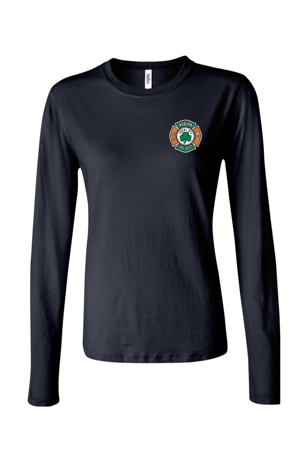 Local 971 Woburn Fire Dept. Long Sleeve Women's T-Shirt