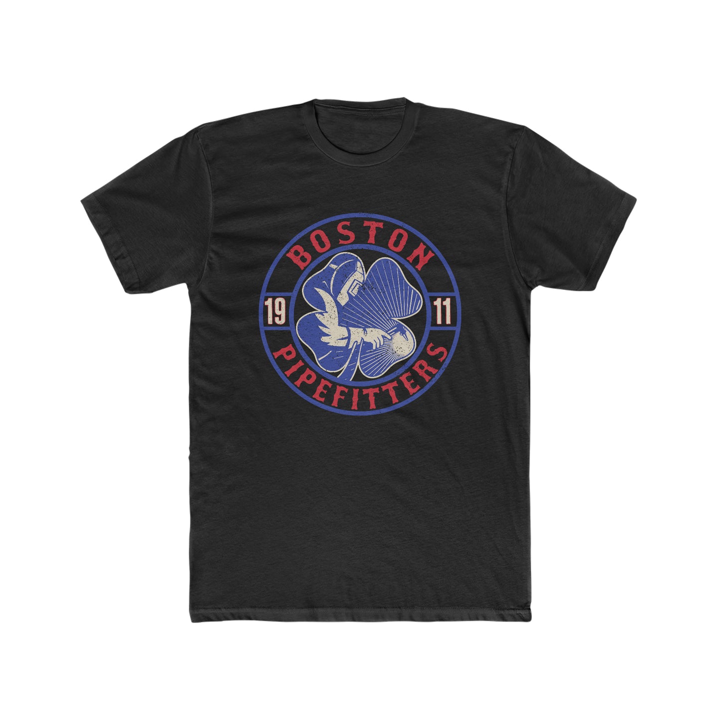 Boston Pipefitters Patriotic Clover Graphic Tee