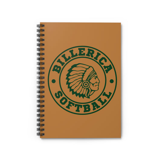 Billerica Softball Original Logo Notebook - 6" x 8"