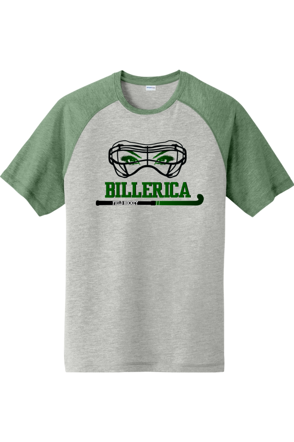 Billerica Field Hockey PosiCharge Tri-Blend Wicking Raglan Tee