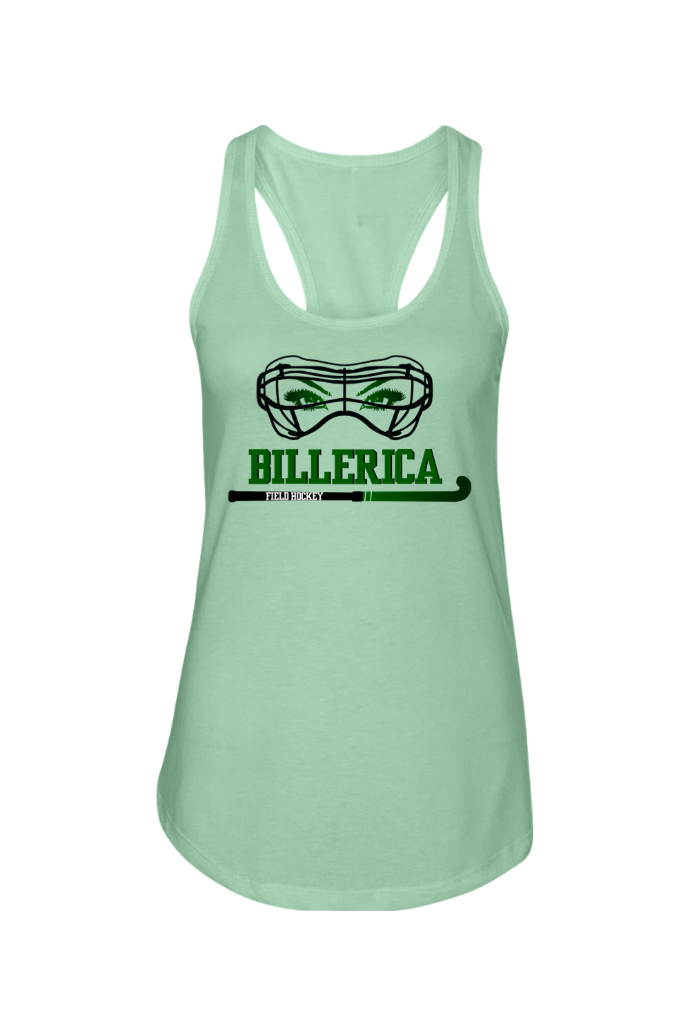 Billerica Field Hockey Goggles Racerback Tank