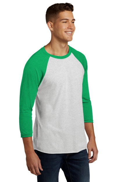 Next Level Apparel Unisex Tri-Blend 3/4-Sleeve Raglan Tee. NL6051