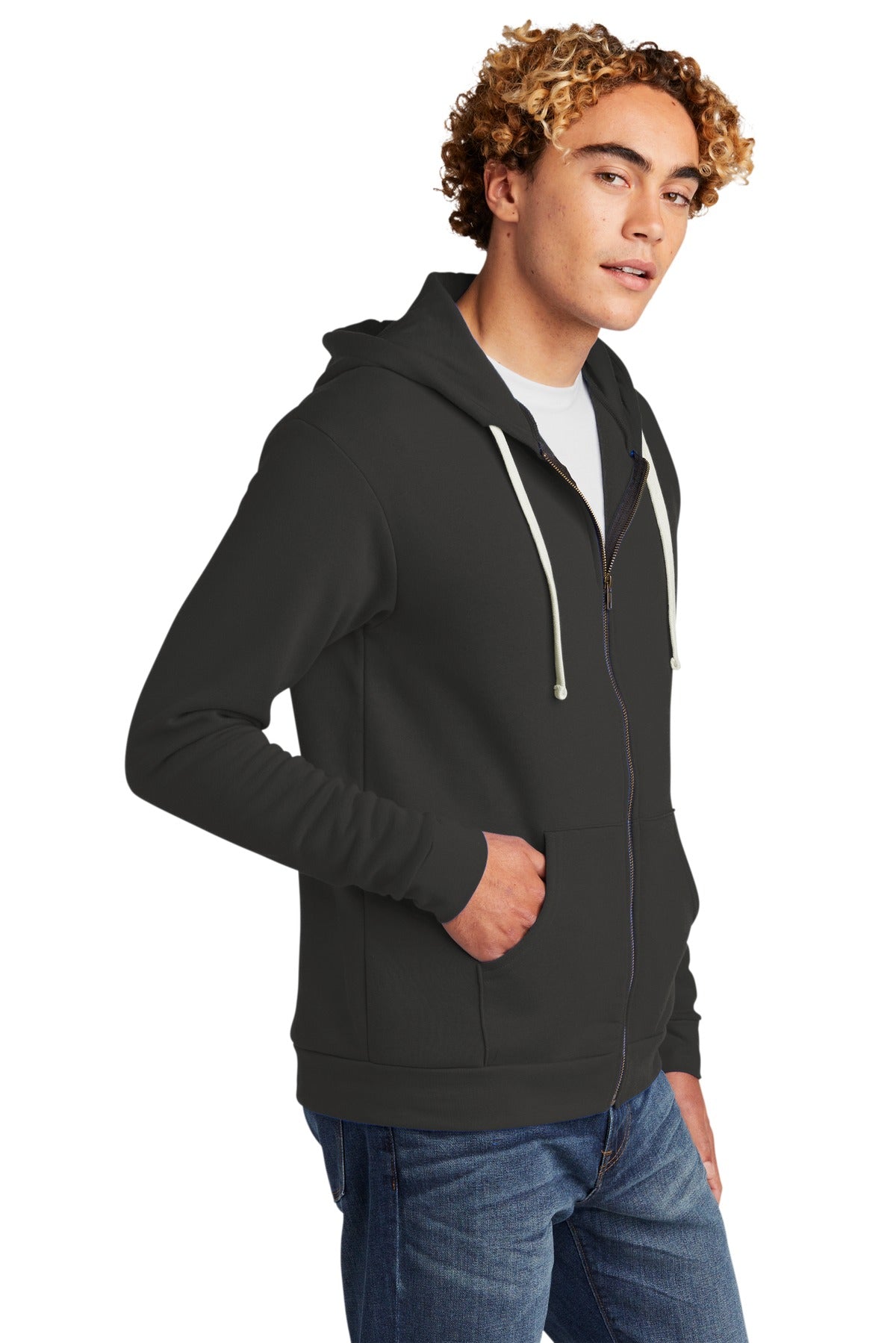 Next Level Apparel Unisex Santa Cruz Zip Hoodie. NL9602