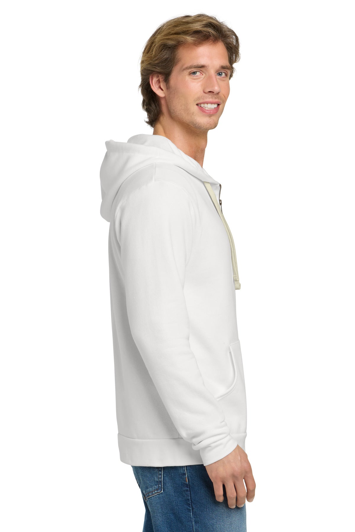 Next Level Apparel Unisex Santa Cruz Zip Hoodie. NL9602