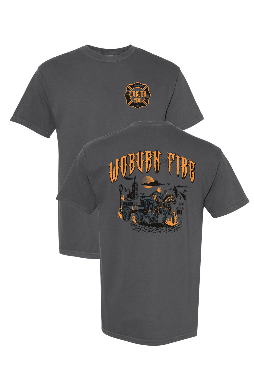 Woburn Fire Halloween 2025 Comfort Colors T-Shirt - Unisex Adult