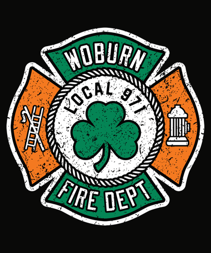 Local 971 Woburn Fire Dept. Long Sleeve Women's T-Shirt