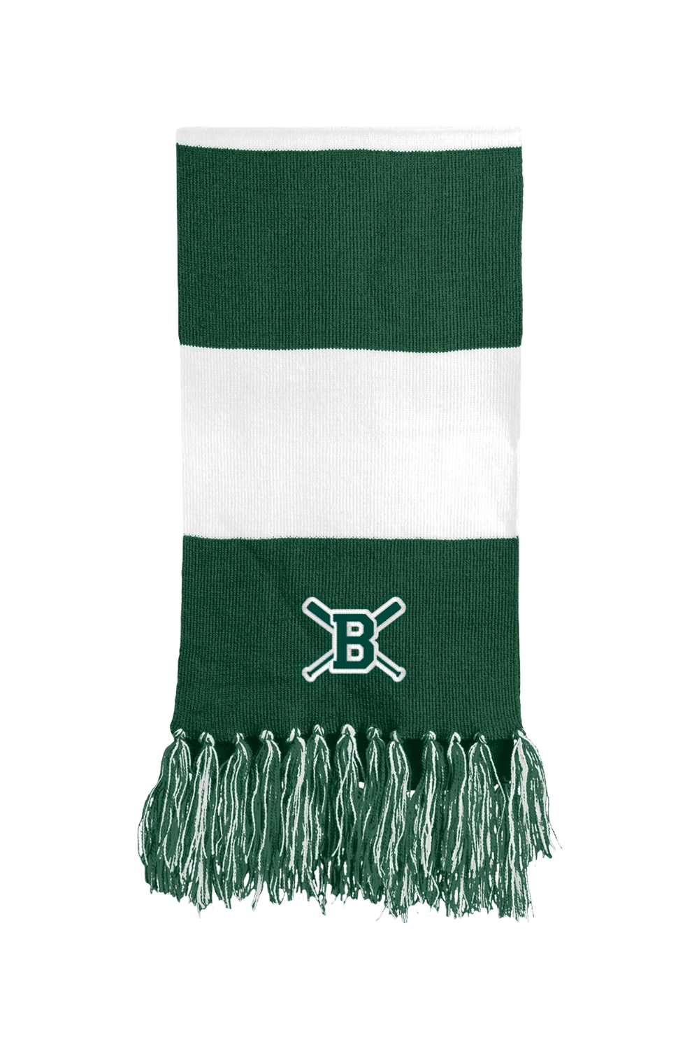 Billerica Softball Green & White Spectator Scarf