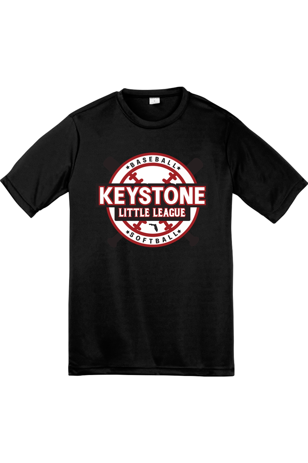 Keystone Little League Youth Competitor Tee 100% polyester