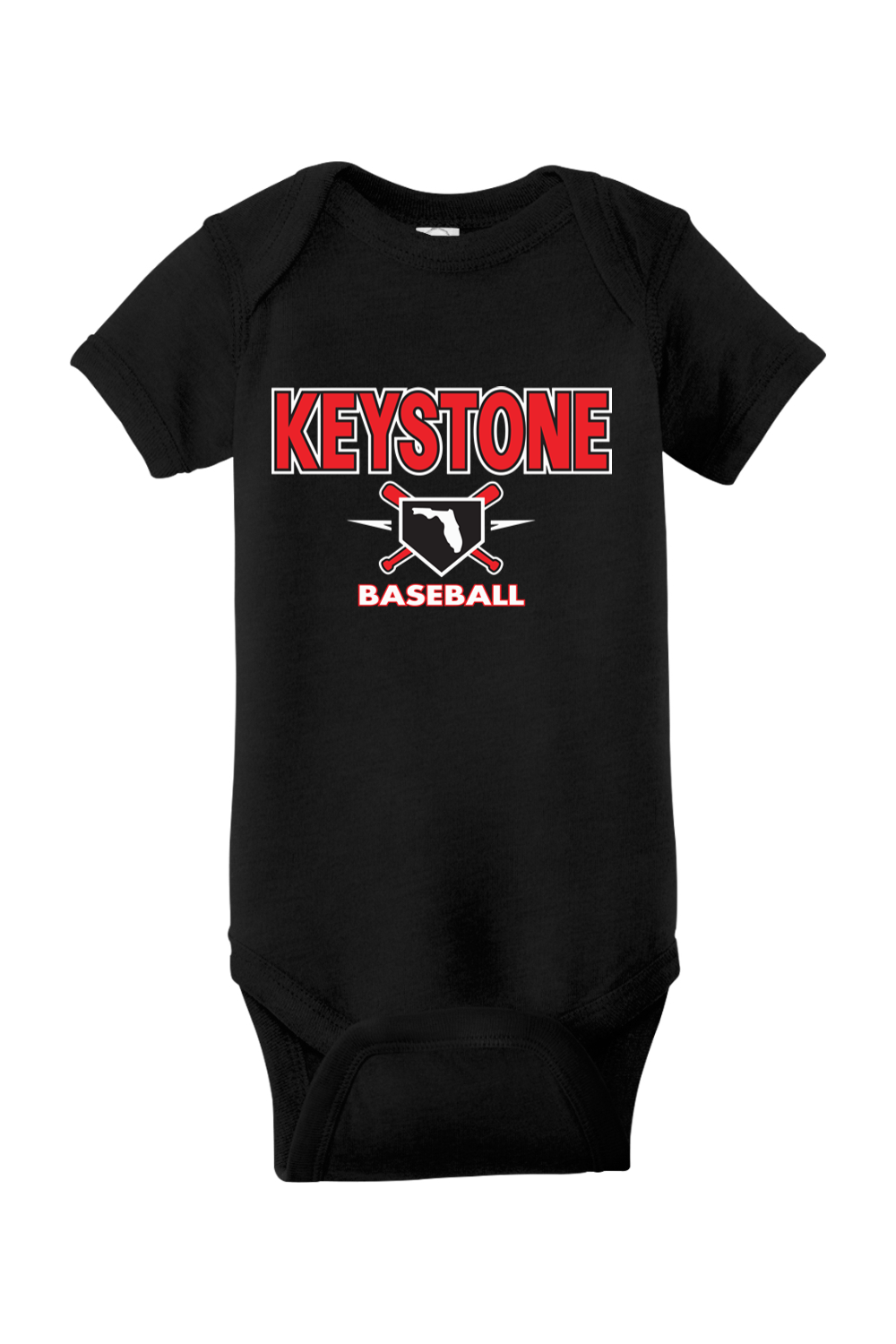 Keystone Baseball Baby Onesie