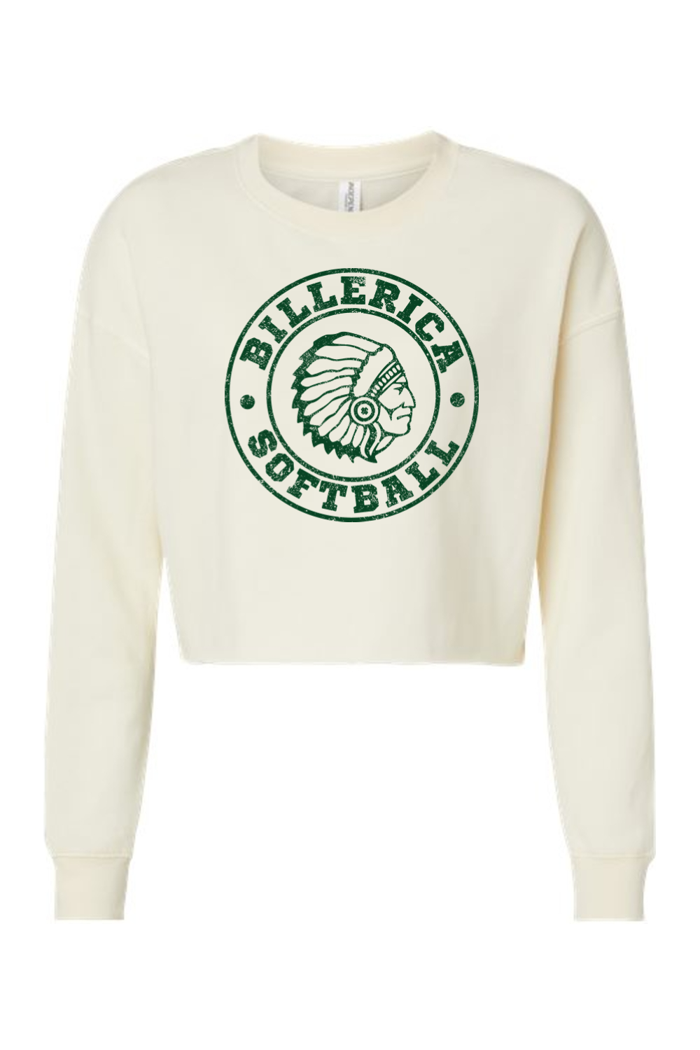 Billerica Softball Women's Cropped Crewneck Sweatshirt