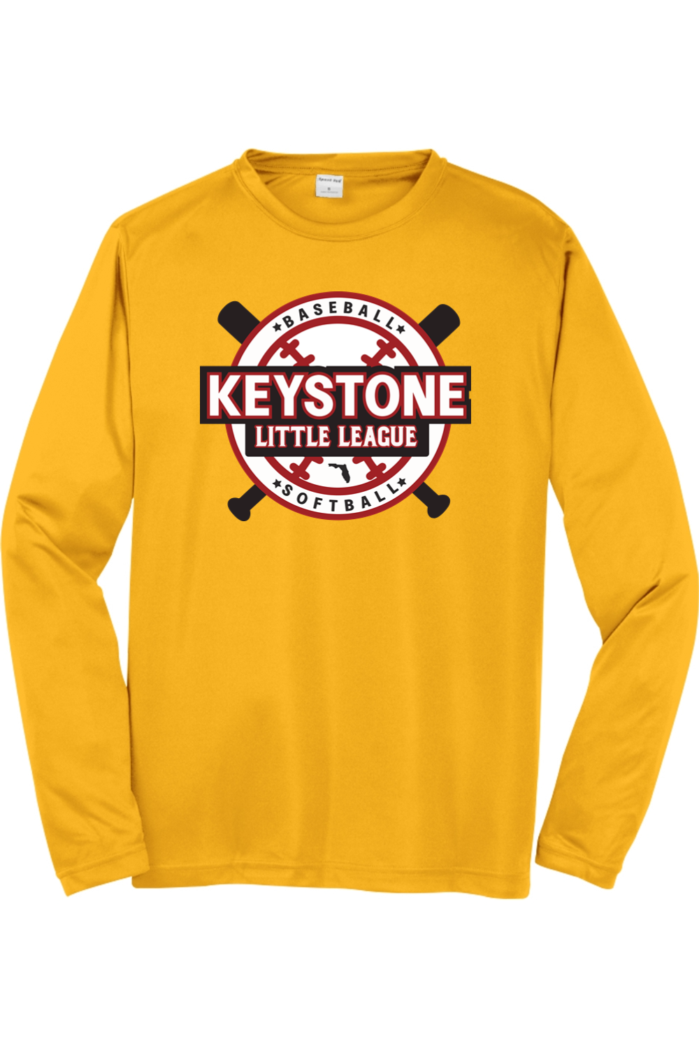 Keystone Little League Unisex Competitor Long Sleeve 100% polyester