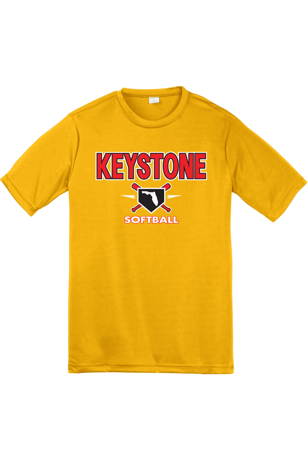 Keystone Softball Youth Competitor Tee 100% polyester