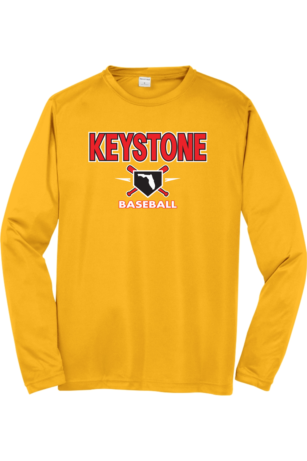 Keystone Baseball Unisex Competitor Long Sleeve 100% polyester