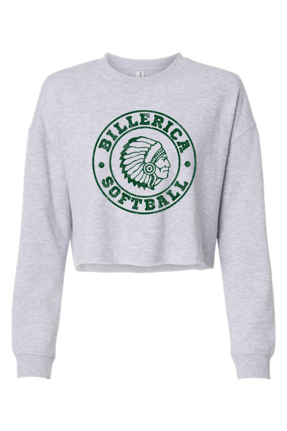 Billerica Softball Women's Cropped Crewneck Sweatshirt