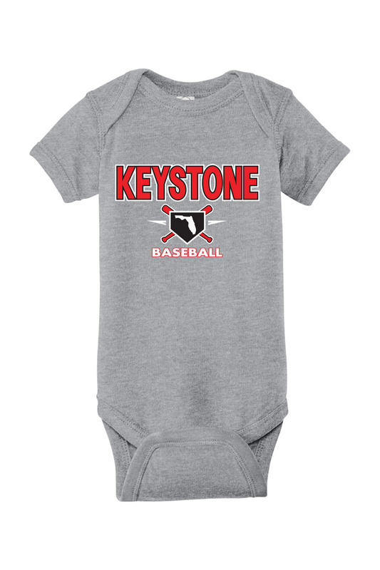 Keystone Baseball Baby Onesie